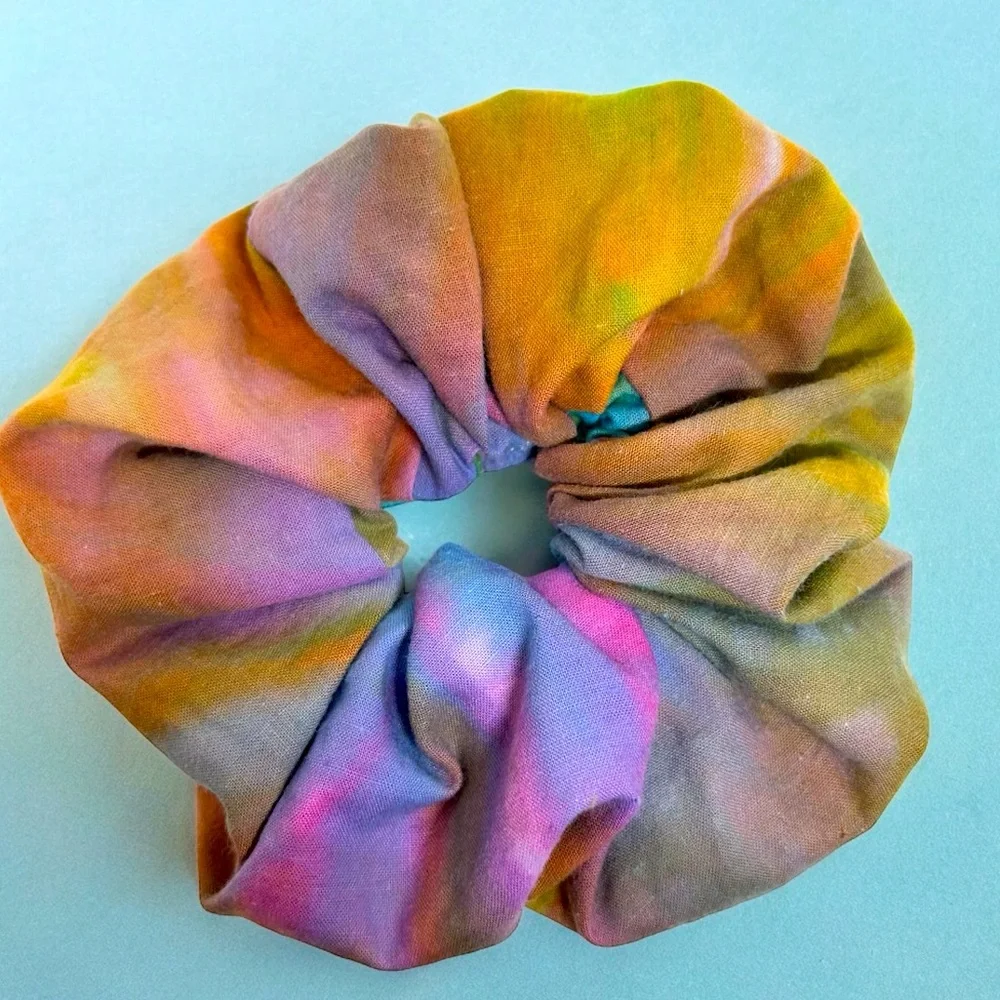 Handmade Oversized Tie Dyed Scrunchie